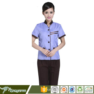 Hotel Cleaning Staff Service Cotton Housekeeping Uniform Design